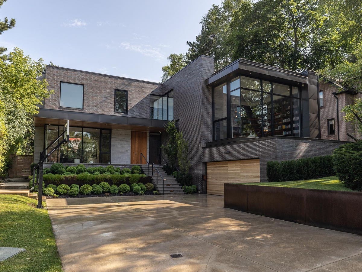 La maison chic ultra-moderne amplifie le boulevard Tony Toronto