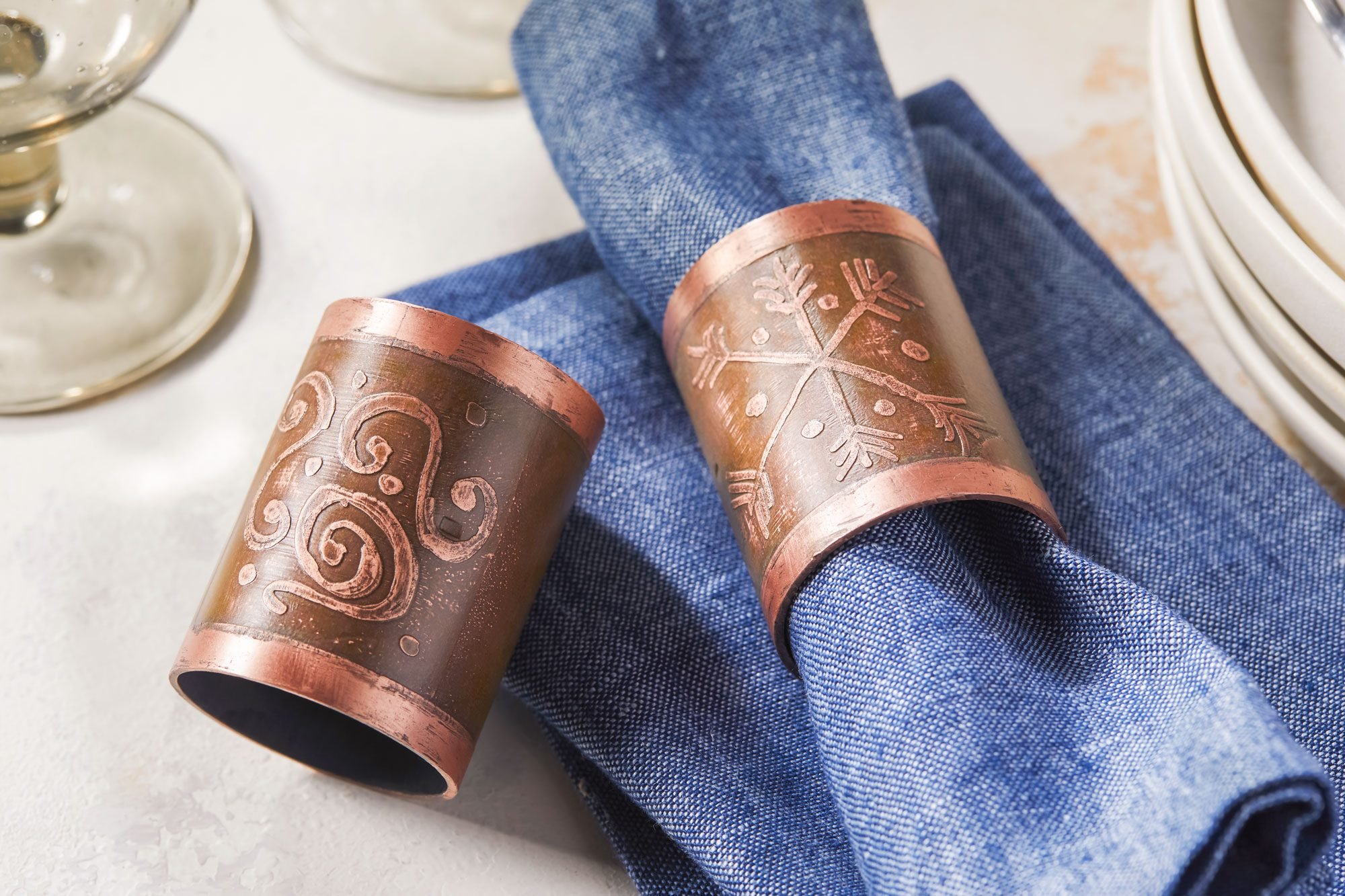 These DIY Copper Napkin Rings Are A Perfect Holiday Project