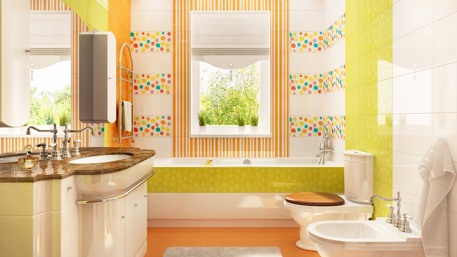 La tendance des salles de bains colorées qui pourrait bien nuire à la valeur de votre maison
