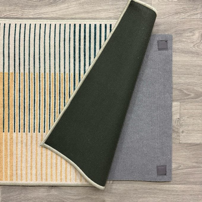 Tapis robuste à quartz sarcelle Gradasi