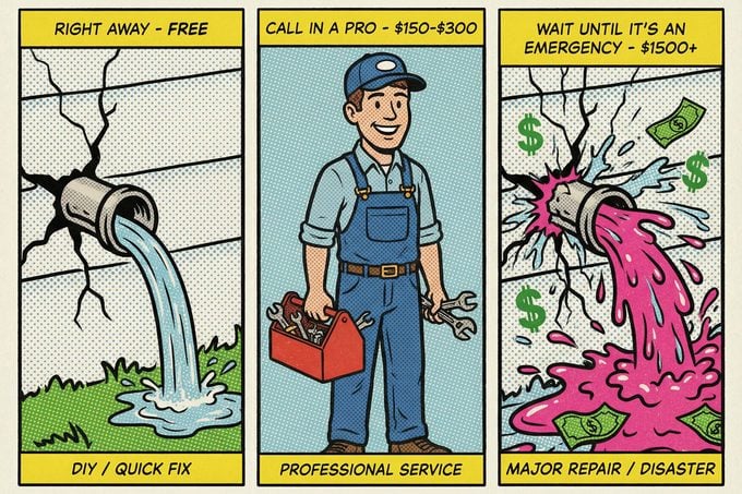 Écart de coût des catastrophes nationales représenté par les illustrations de bandes dessinées