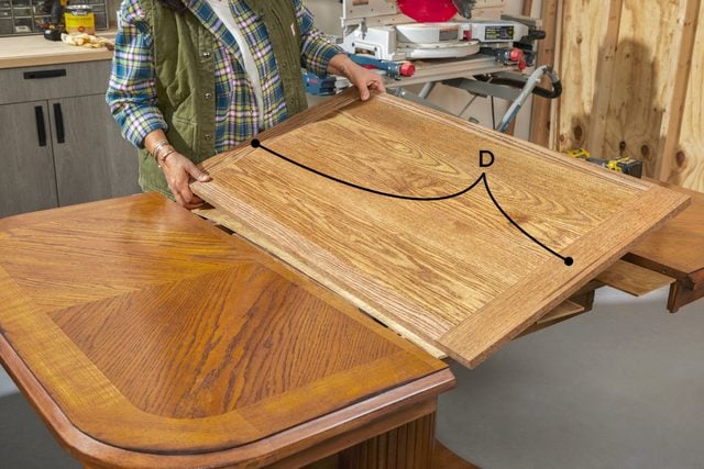 Comment faire une feuille de table à manger de remplacement Fhm25 Feuille de table à manger Feuille à ajustement sec Md P2 10 08 8b Légendes