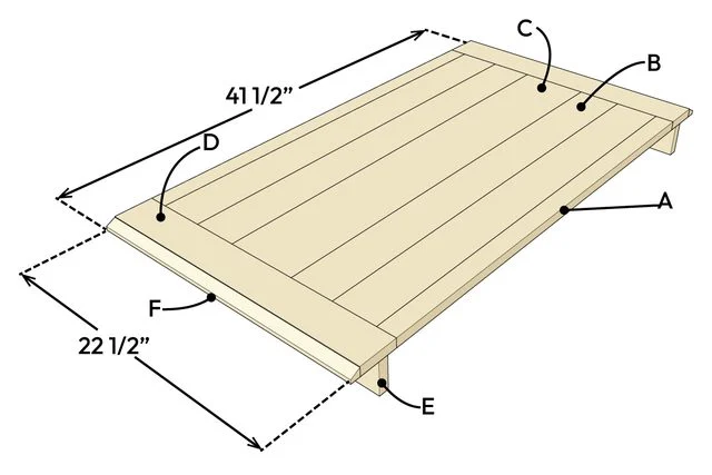 Comment fabriquer une rallonge de feuille de table à manger de remplacement 