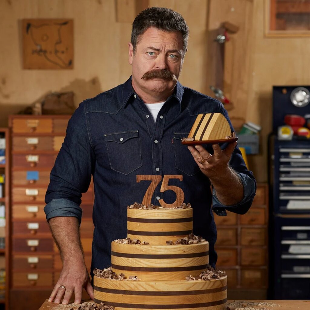 Nick Offerman Talks Shop: The ‘Thrilling Epiphany’ That Led to His Woodworking Passion